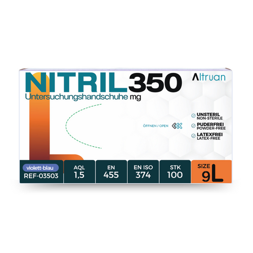 Altruan Nitril350 Viol.bl.unt.unst Latexf Puderf L 100 St BINGOLD bei onfy.de kaufen 20114496