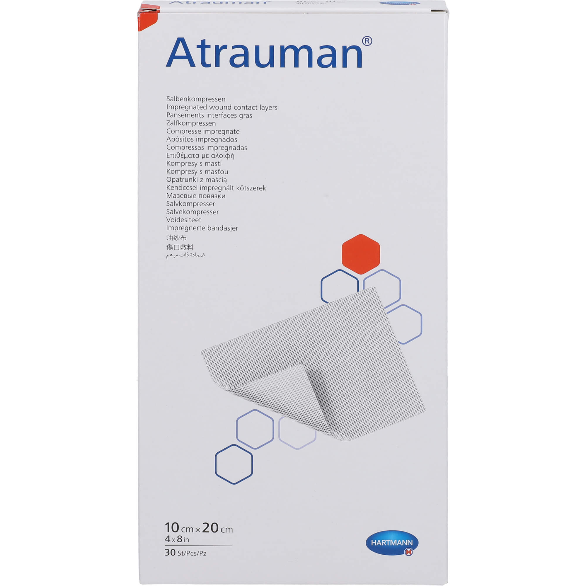 Atrauman 10x20 cm Steril Kompressen null