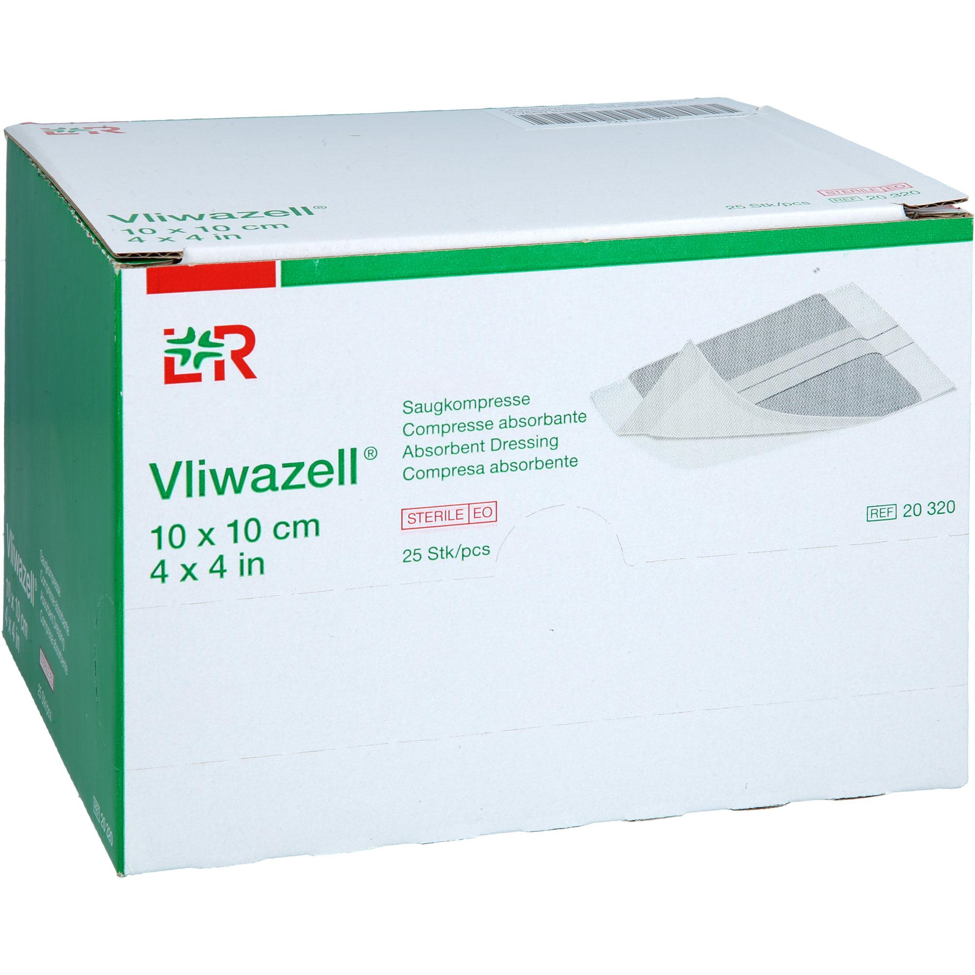 Vliwazell Saugkompressen Steril 10x10 cm 25 St Avitamed bei onfy.de kaufen 19447560