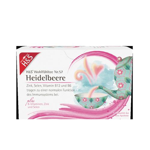H&S Heidelbeere mit B-Vitaminen Zink und Selen 20x2.5 g H&S Tee - Gesellschaft bei onfy.de kaufen 17446941