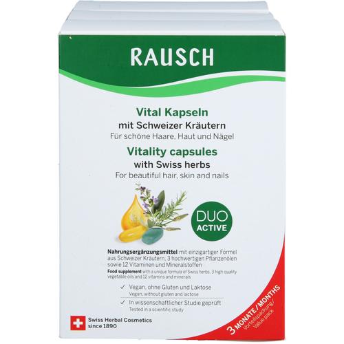 Rausch Vital Kapseln mit Schweizer Kräuter 3M 3x30x2 St RAUSCH (Deutschland) bei onfy.de kaufen 19508126