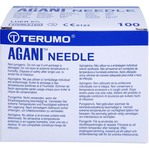 Agani 23G 25Mm Blau 100 St Terumo Deutschland bei onfy.de kaufen 01802167