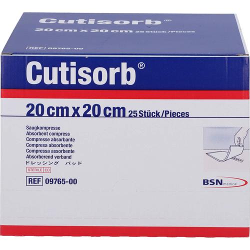 Cutisorb Saugkompressen 20x20cm Steril 25 St 1001 Artikel Medical bei onfy.de kaufen 05490210