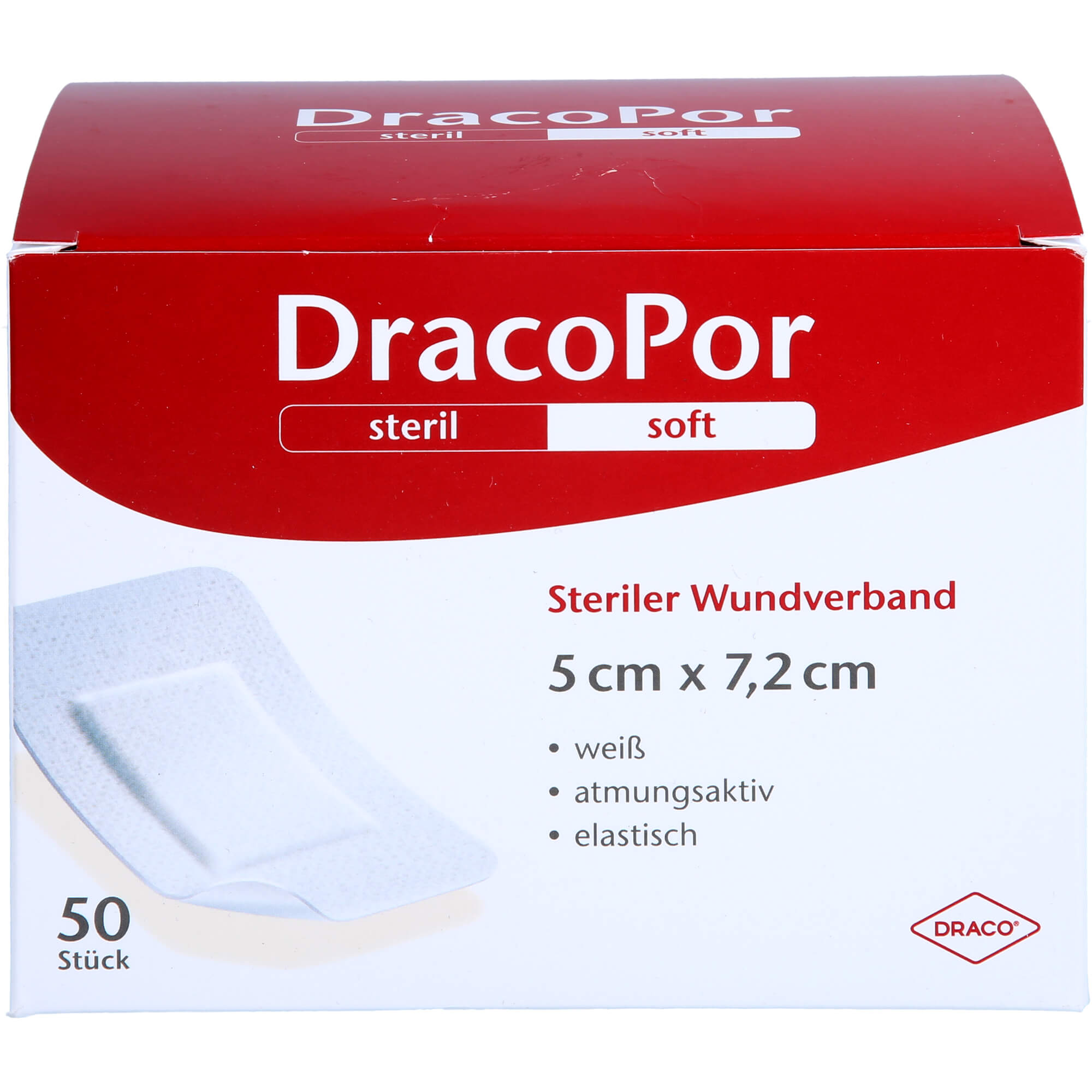 Dracopor Wundverband 5x7.2 cm Steril null