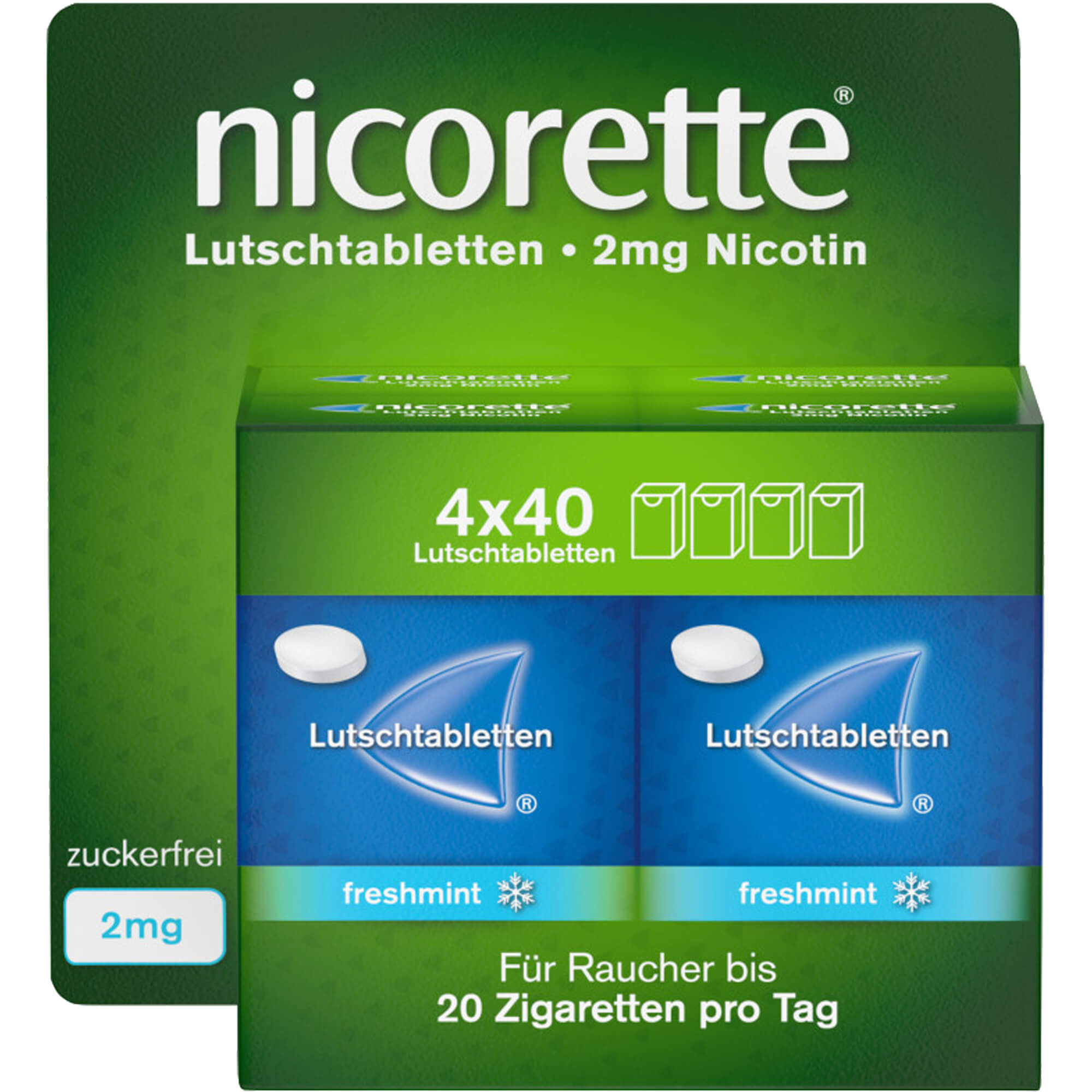 Nicorette Freshmint 2mg Lutschtabletten Gepresst null