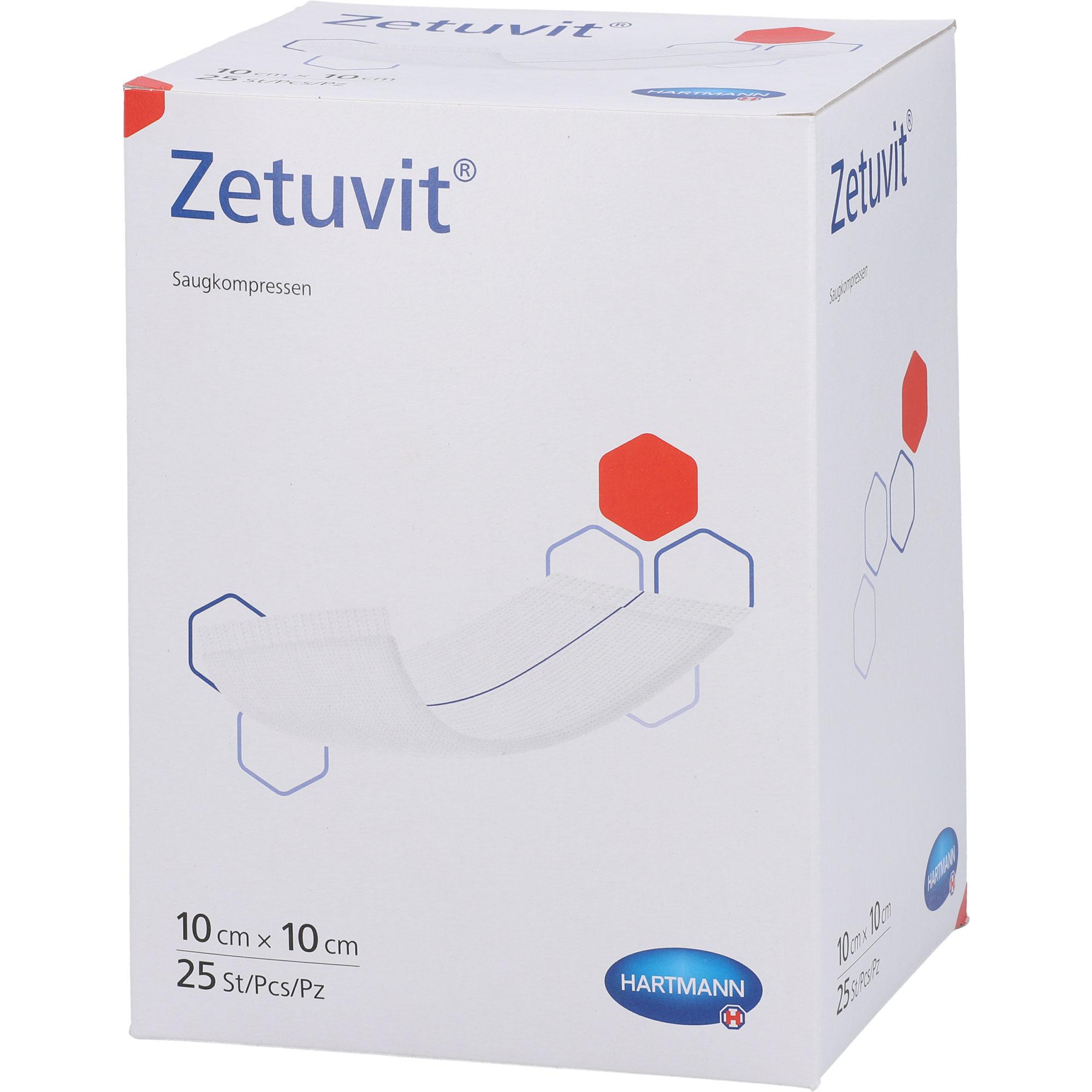 Zetuvit Saugkompressen Steril 10x10 cm 25 St EMRA-MED Arzneimittel bei onfy.de kaufen 19338977