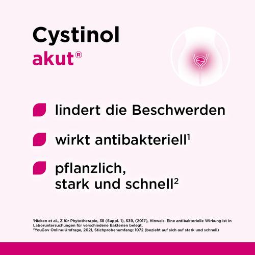 Cystinol akut bei akuter unkomplizierter Blasenentzündung & Harnwegsinfektionen 60 St MEDICE Arzneimittel Pütter bei onfy.de kaufen 07114824