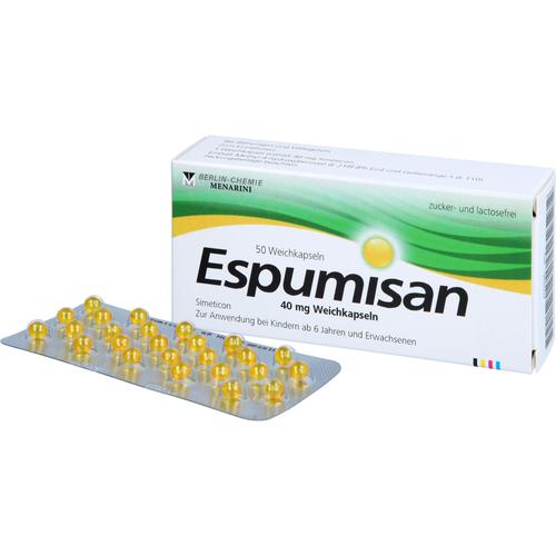 Espumisan 40 mg Weichkapseln 50 St EurimPharm Arzneimittel bei onfy.de kaufen 18840232