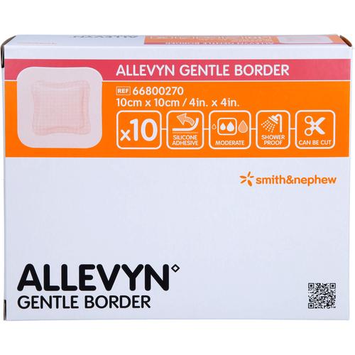 Allevyn Gentle Border 10x10 cm Schaumverband 10 St Crosp Medical bei onfy.de kaufen 17413858