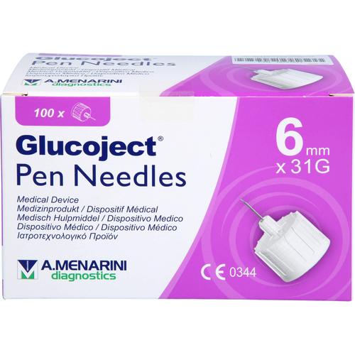 Glucoject Pen-Nadeln 6 Mm 31 G 0.25 Mm 100 St BERLIN-CHEMIE bei onfy.de kaufen 18721071