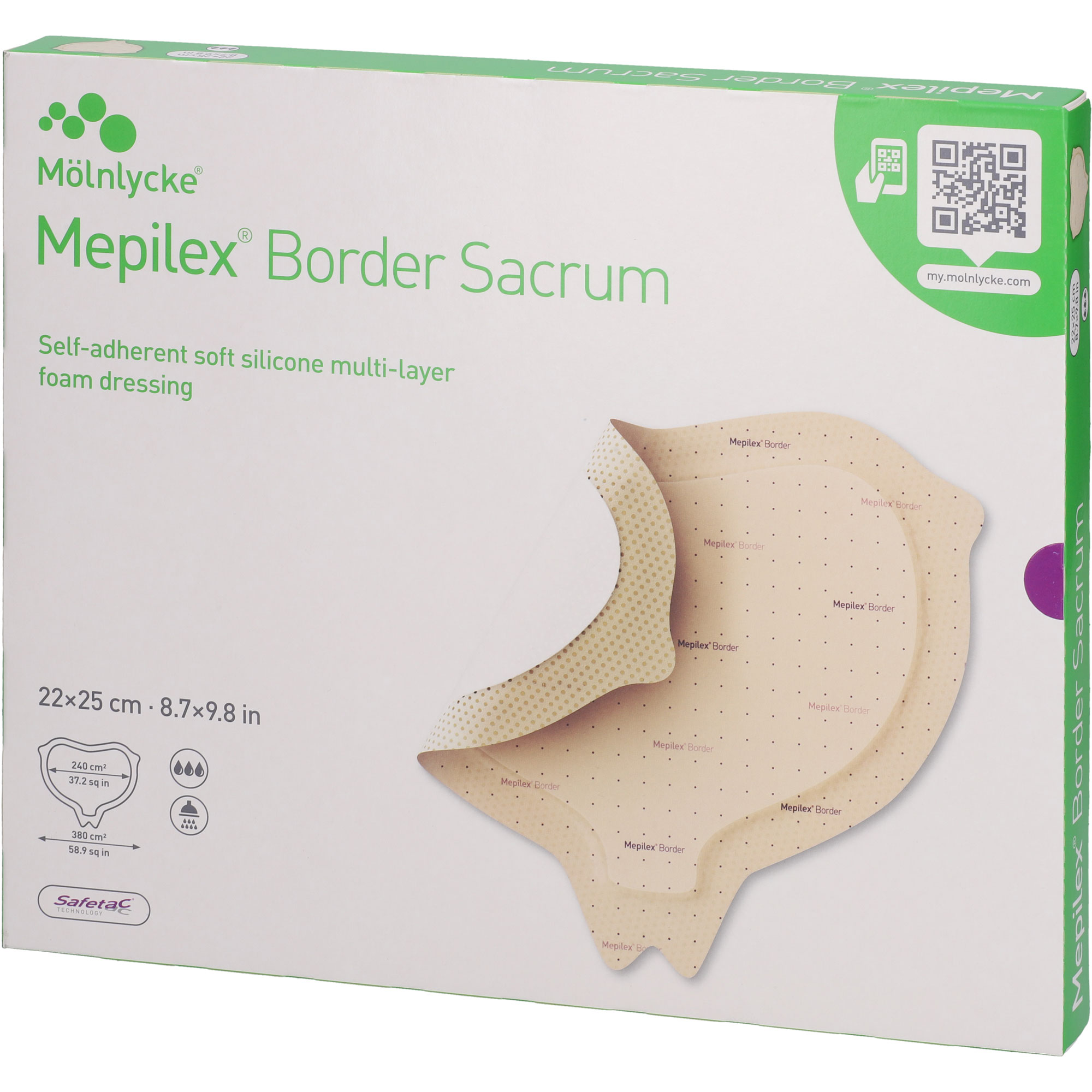 Mepilex Border Sacrum Schaumverb.22x25 cm Steril 5 St ToValCare bei onfy.de kaufen 20609074