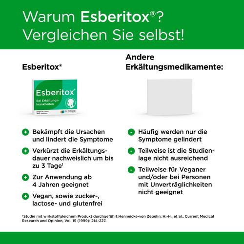 Esberitox Tabletten bei Erkältungskrankheiten  180 St MEDICE Arzneimittel Pütter bei onfy.de kaufen 13654358