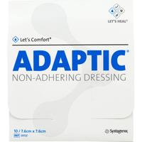 Adaptic 7.6x7.6 cm Feuchte Wundauflage null