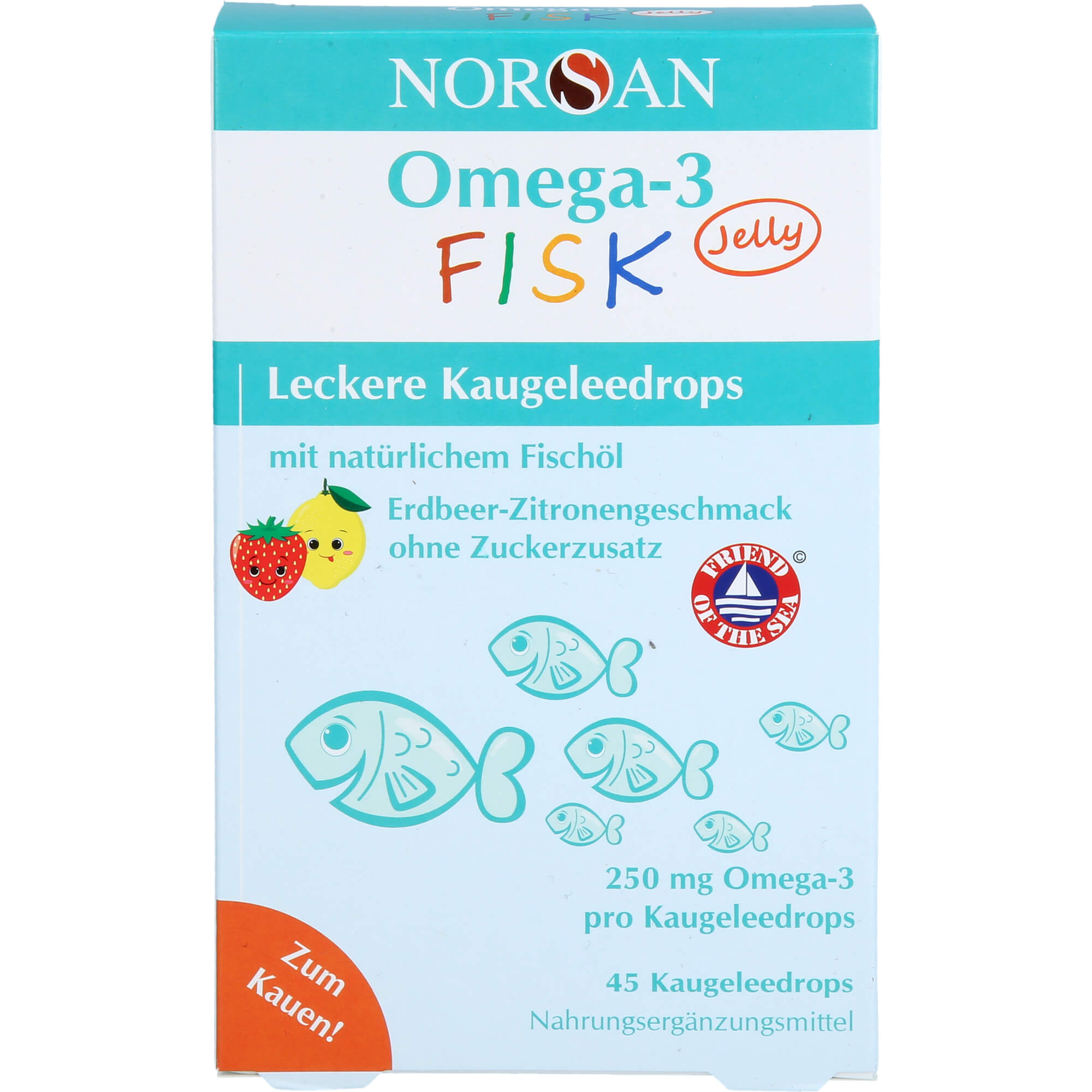 Norsan Omega-3 Fisk Jelly - für Kinder null