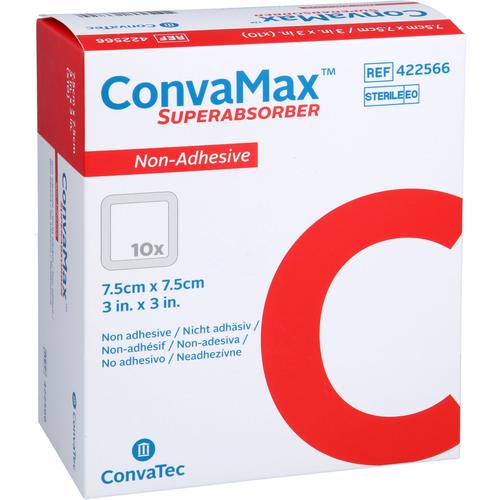Convamax Superabsorber Nicht Adhäsiv 7.5x7.5 cm 10 St EurimPharm Arzneimittel bei onfy.de kaufen 19299384