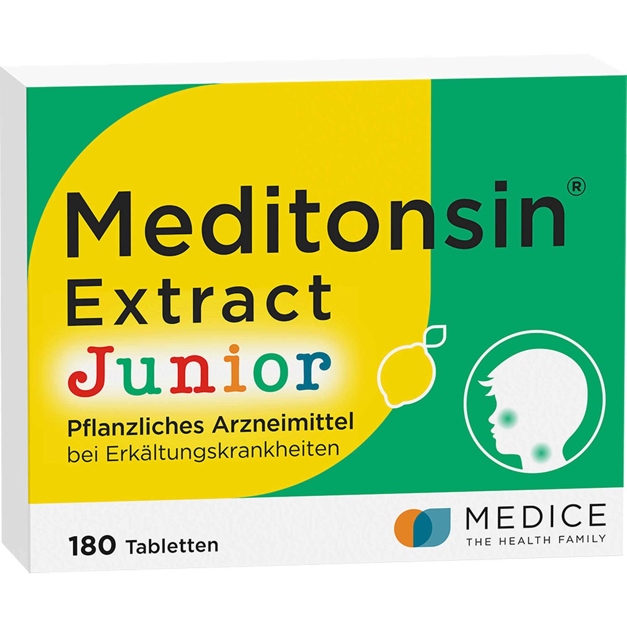 Meditonsin Extract Junior Pflanzl. Erkältungstabl. null