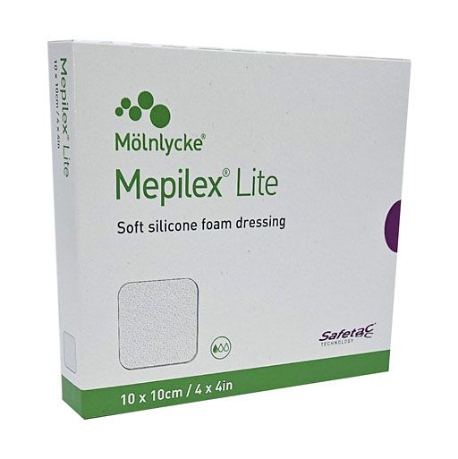 Mepilex Lite Schaumverband 10x10 cm Steril null