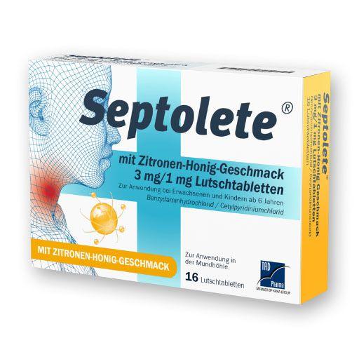 Septolete mit Zitronen-Honig-Geschmack 3 mg/1 mg null