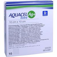 Aquacel Ag+ Extra 10x10 cm Kompressen null