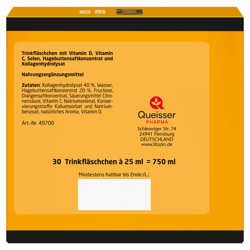 Litozin Hagebutte+kollagen 30x25 ml Queisser Pharma bei onfy.de kaufen 11138061