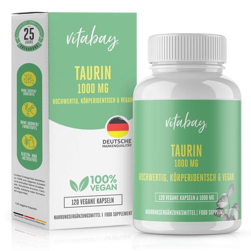 Taurin Vegan 1000 mg 120 St Vitabay CV bei onfy.de kaufen 19145267