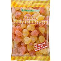 Dr. Munzinger Saure Pfirsichherzen mit Vitamin C null