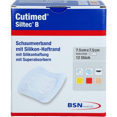 Cutimed Siltec B Schaumverb.7.5x7.5 cm M.haftr. 12 St ACA Müller/ADAG Pharma bei onfy.de kaufen 17310957