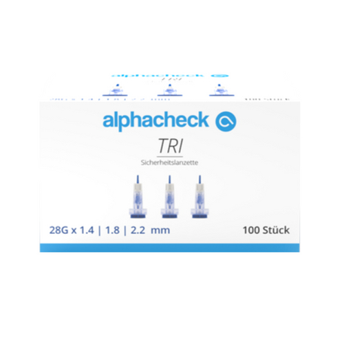 Alphacheck Tri Sicherheitslanzette 28G 100 St Berger Med bei onfy.de kaufen 17198006