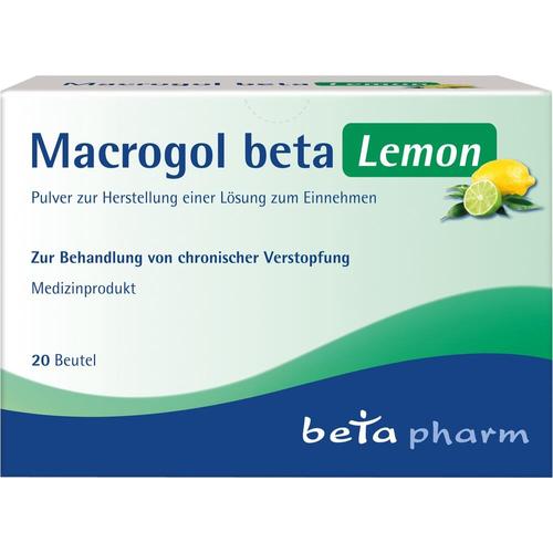Macrogol Beta Lemon Plv.z.her.e.lsg.z.einn. 20 St betapharm Arzneimittel bei onfy.de kaufen 17164763