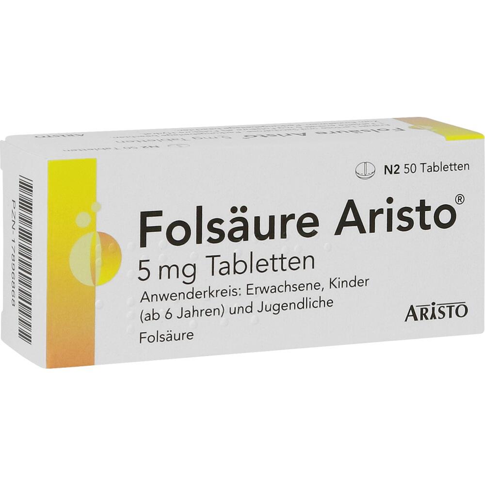 Folsäure Aristo 5 mg Tabletten null