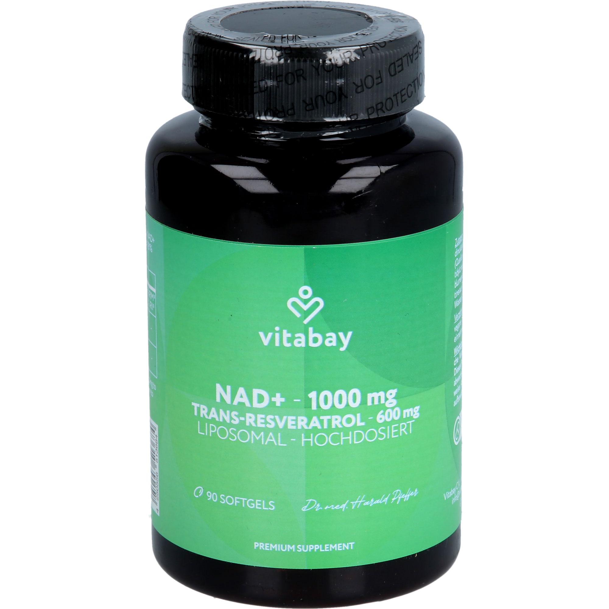 Liposomales Nad+ 1000 mg + Trans-Reveratrol 600 mg null