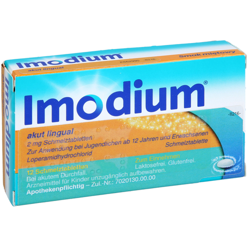 Imodium Akut Lingual Schmelztabletten 12 St kohlpharma bei onfy.de kaufen 19891444