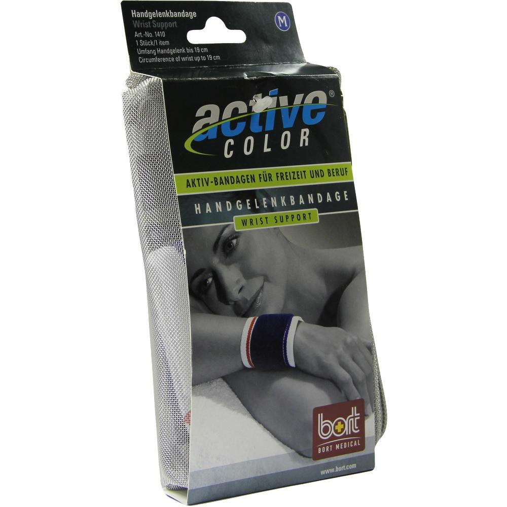 Bort Activecolor Handgelenkbandage Blau Medium null