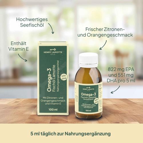 Omega-3 Fischöl Lamotte 100 ml HENRY LAMOTTE OILS GMB bei onfy.de kaufen 11872370