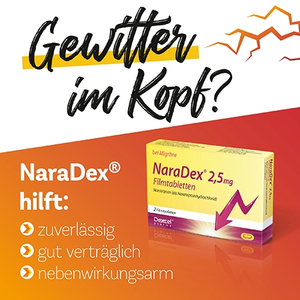 Erfahrungen mit Naradex 2.5 mg Filmtabletten - 35 Kundenbewertungen | onfy.de 11311482