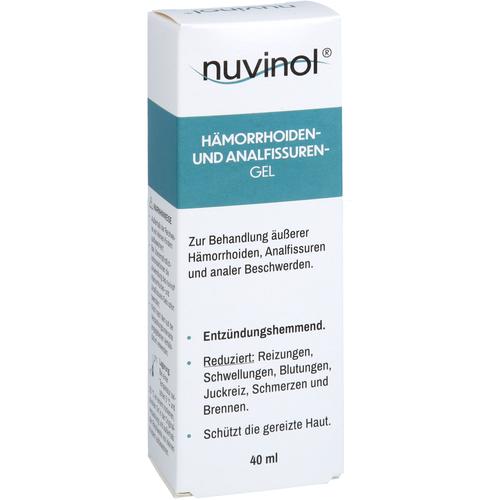 Nuvinol Hämorrhoiden-Gel und Analfissuren-Gel 40 ml R(h)ein Nutrition & Health bei onfy.de kaufen 19681706