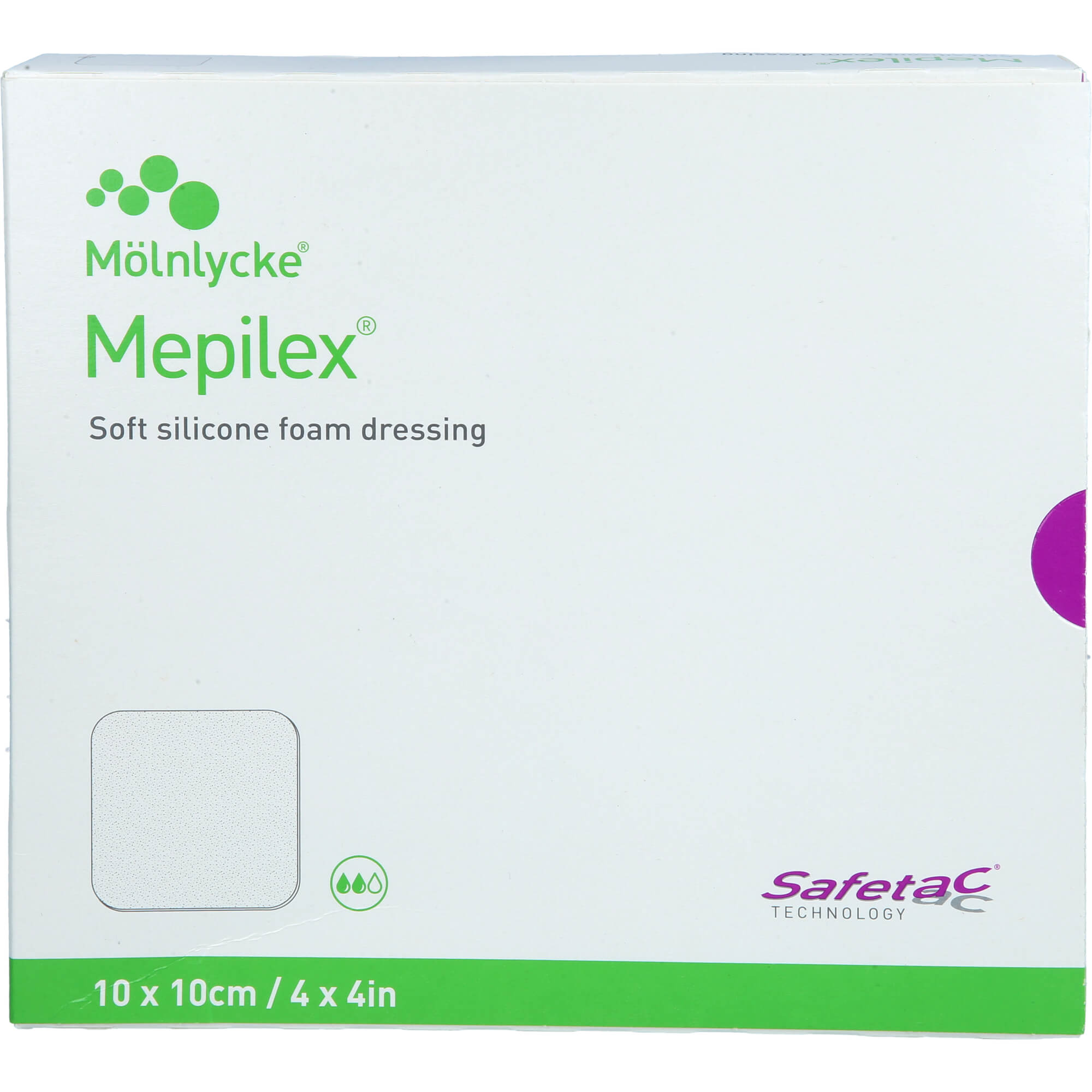 Mepilex 10x10 cm Schaumverband null