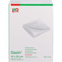 Gazin Mullkomp.10x20 cm Steril 8Fach null