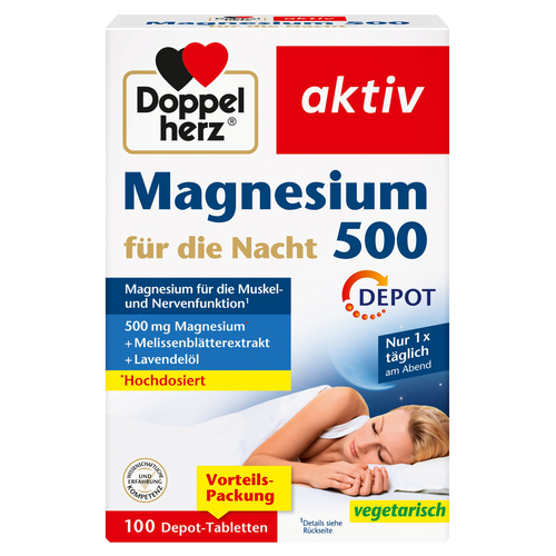 Doppelherz Magnesium 500 Nacht 100 St Queisser Pharma bei onfy.de kaufen 18110048