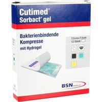 Cutimed Sorbact Gel Kompressen 7.5x7.5 cm null