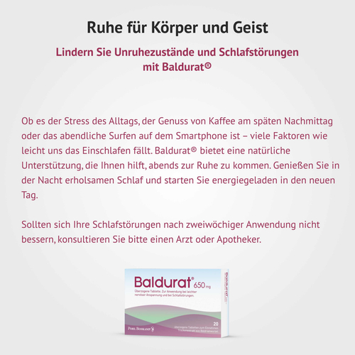 Baldurat 50 St G. Pohl-Boskamp bei onfy.de kaufen 01890875