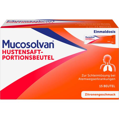 Mucosolvan Hustensaft-Portionsbeutel 30 mg/5 ml 15x5 ml A. Nattermann & Cie bei onfy.de kaufen 19270239
