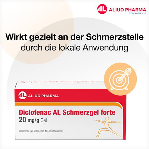 Diclofenac Al Schmerzgel Forte 20 mg/G Gel 100 g ALIUD Pharma bei onfy.de kaufen 18719878