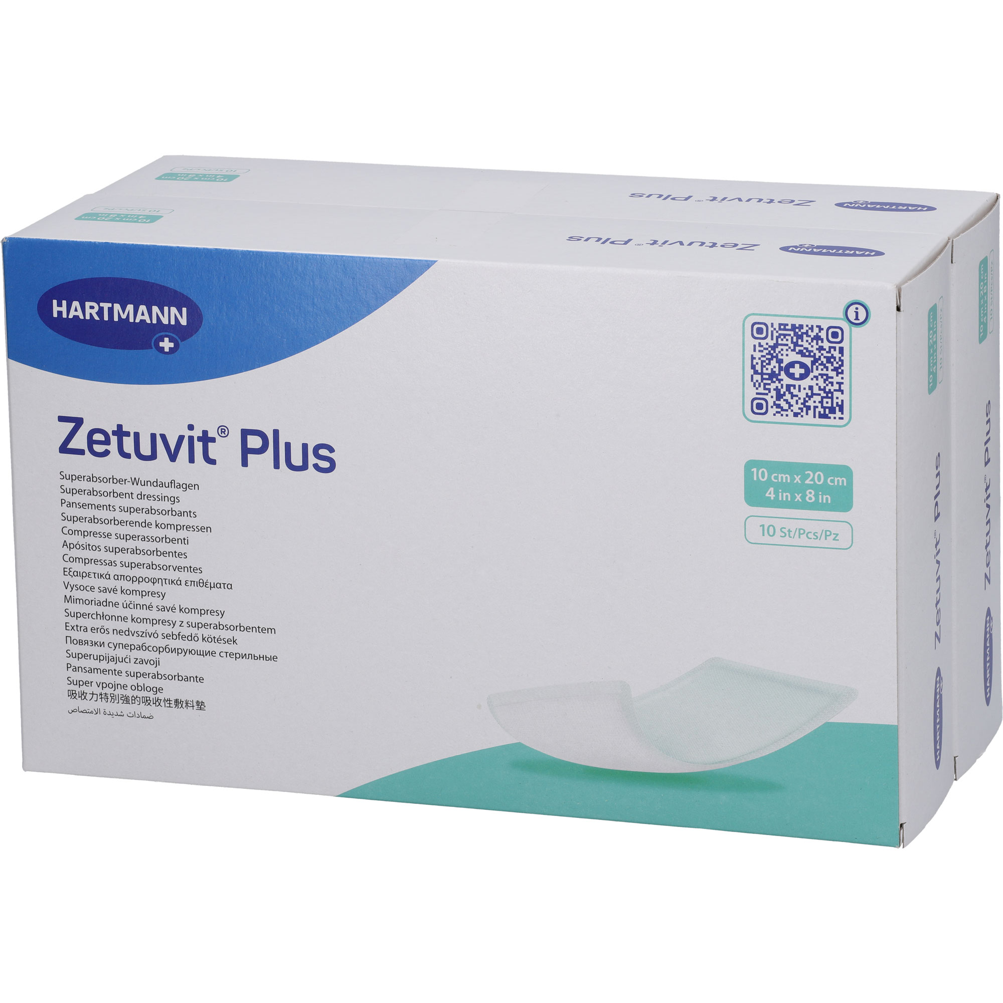 Zetuvit Plus Extrastarke Saugkompr.steril 10x20 cm 20 St adequapharm bei onfy.de kaufen 20294558