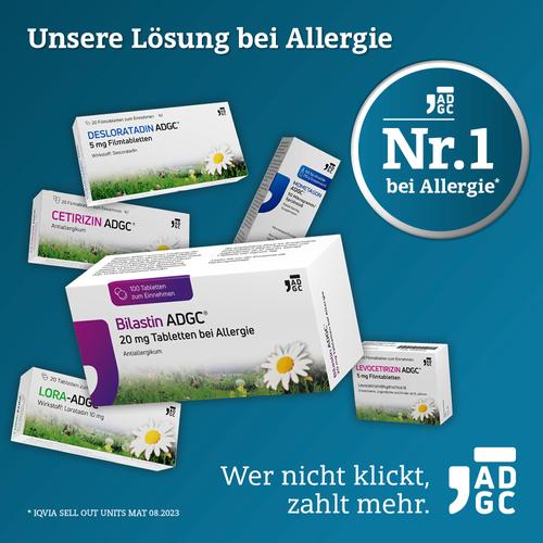 Bilastin Adgc 20 mg Tabletten bei Allergie 50 St Zentiva Pharma bei onfy.de kaufen 19427474