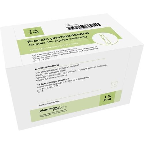 Procain Pharmarissano Ampulle 1% 2 ml 100x2 ml medphano Arzneimittel bei onfy.de kaufen 18833982