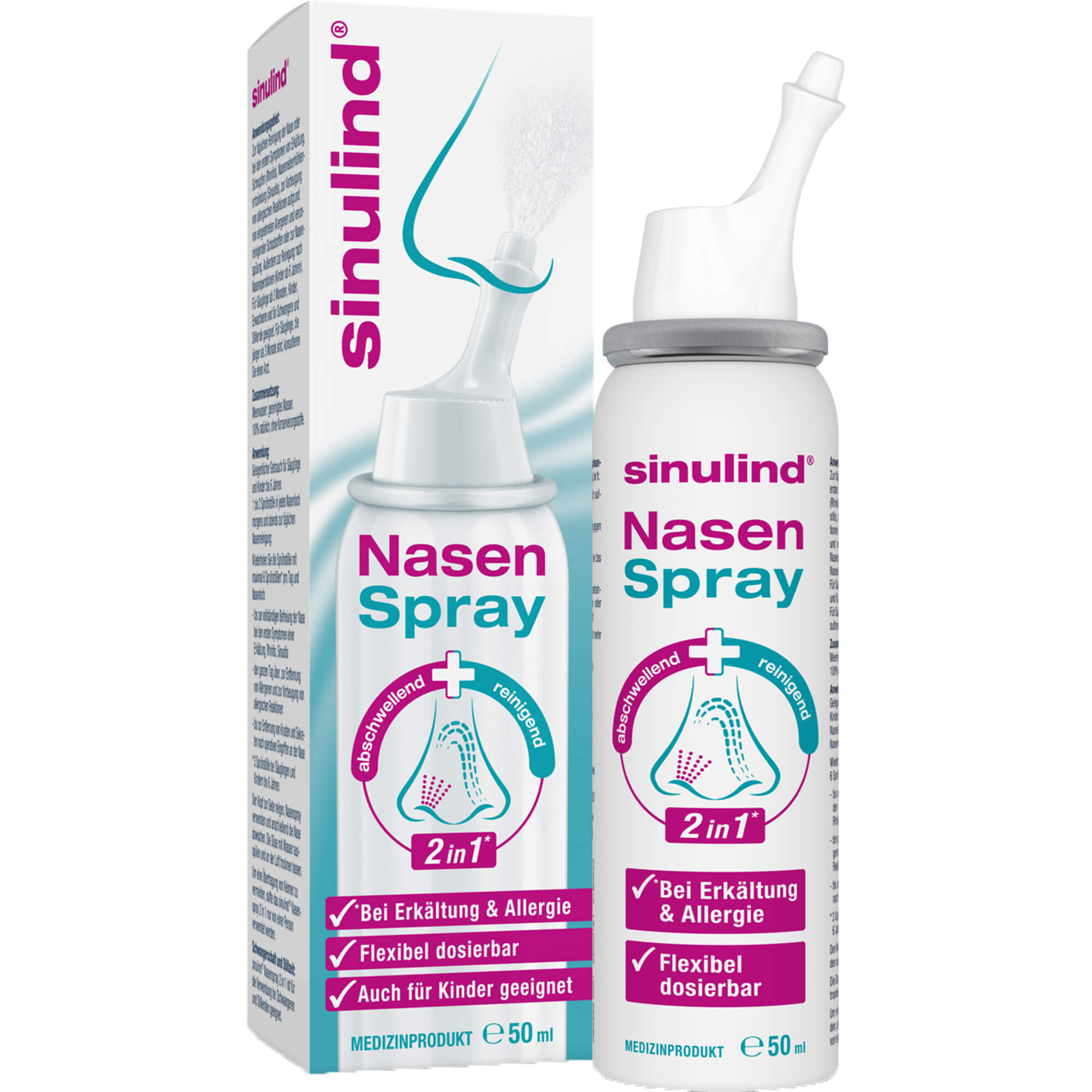Sinulind 2 In 1 Nasenspray 50 ml MCM KLOSTERFRAU Vertr. bei onfy.de kaufen 18425823