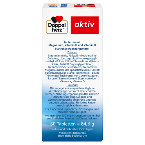 Doppelherz Magnesium 500 + D3 + K2 Depot 60 St Queisser Pharma bei onfy.de kaufen 17620209