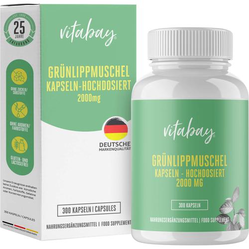 Grünlippmuschel 2000 mg Hochdosiert 300 St Vitabay CV bei onfy.de kaufen 19177095