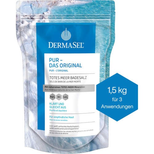 Dermasel Totes Meer Badesalz Pur 1500 g MCM KLOSTERFRAU Vertr. bei onfy.de kaufen 06867119